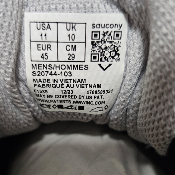 Saucony Excursion TR16 Carbon Cloud NWRB Mens Size 11 Trail Runner Versarun - Picture 9 of 12